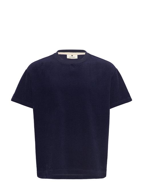 Akvillads Corduroy S/S Tee Anerkjendt Navy