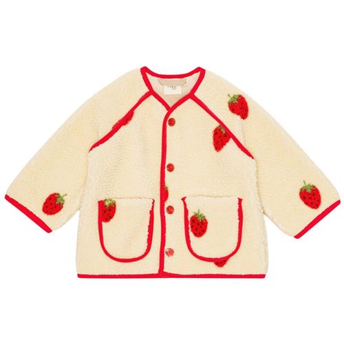 Flöss Strawberry Fleece-jakke Soft White Berry |  | 116 cm