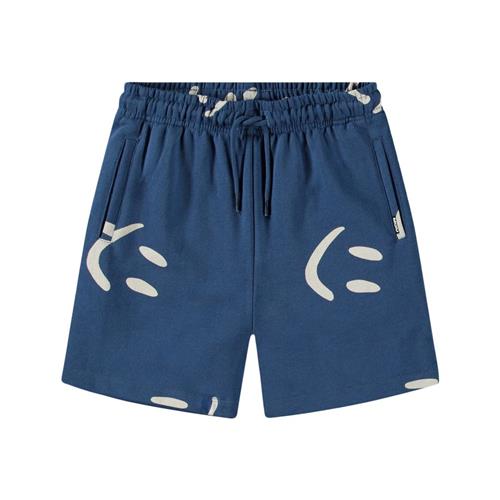 Molo Amil Soft Pants Big Smiles Blue 98 cm  Blå  98 cm  mand