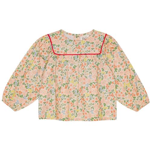 Flöss Emma Bluse Spring Flower 128 cm  Beige  128 cm  kvinde