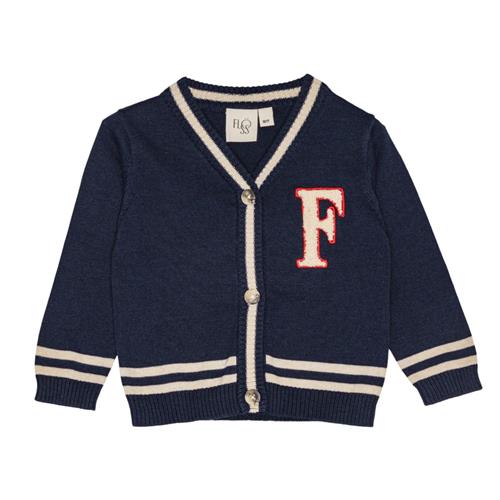 Flöss Oscar Cardigan Forår Navy | Marine blå | 122 cm