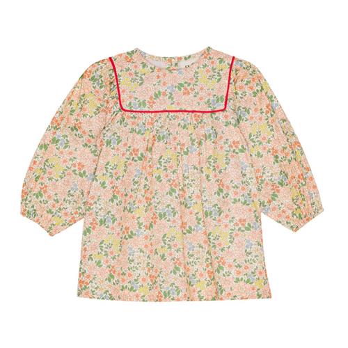 Flöss Emma Kjole Spring Flower 92 cm  Beige  92 cm  kvinde