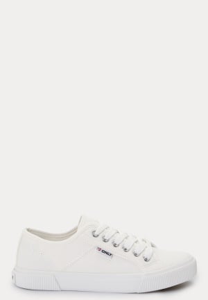 ONLY Onlnicola Canvas Sneaker Noos White 38