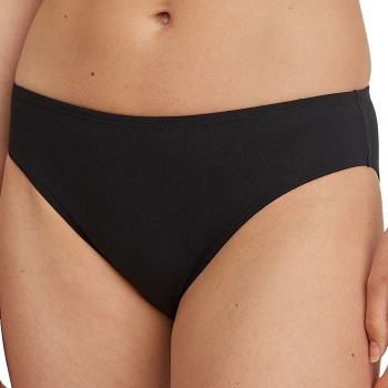 Calida Trusser Essential Cotton Brief Sort bomuld Small Dame