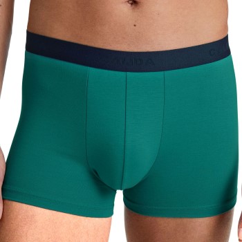 Calida 3P Natural Benefit Boxer Sort/Grøn bomuld Medium Herre