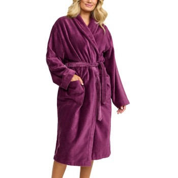 Damella Unisex Torekov Robe Blomme bomuld Large