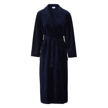 Damella Velour Cosy Robe Marineblå Medium Dame