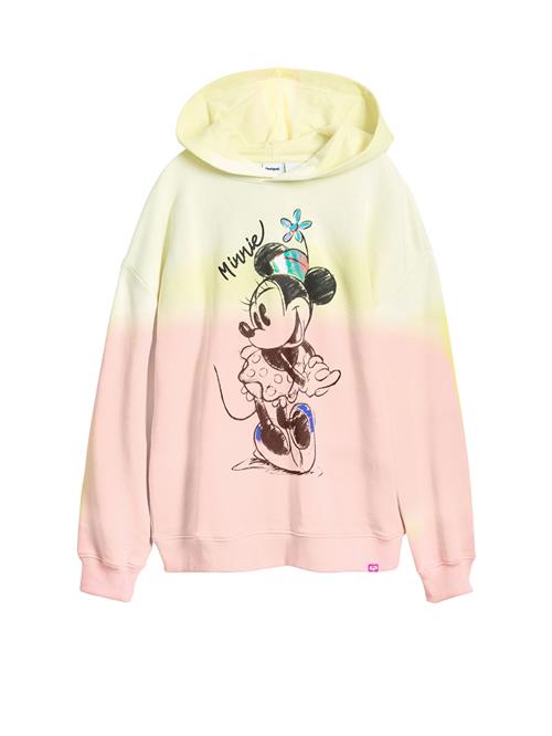 Desigual Sweatshirt 'Minnie Mouse'  blå / gul / orange / pink / sort