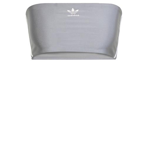 Se ADIDAS ORIGINALS Overdel  sølvgrå / hvid ved About You