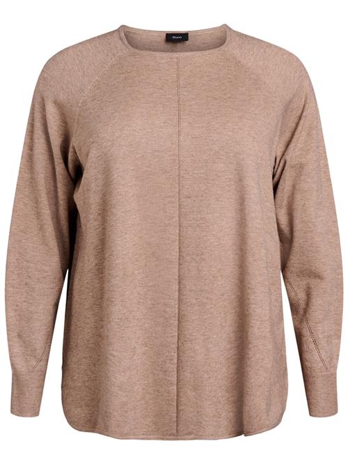 Zizzi Pullover 'Caella'  lysebrun