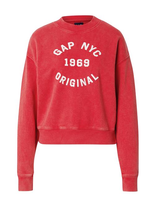 Se GAP Sweatshirt  rød / hvid ved About You