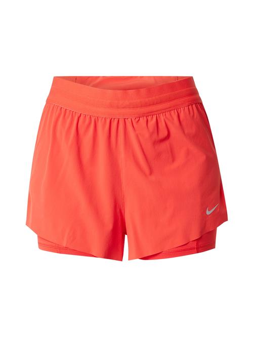 NIKE Sportsbukser  orangerød / offwhite