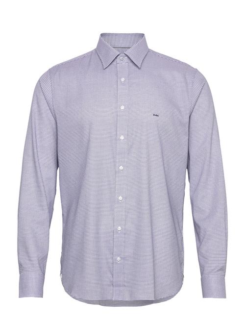 Modern Check Slim Shirt Michael Kors Blue