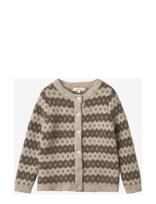 Star Nordic Cardigan Fliink Brown