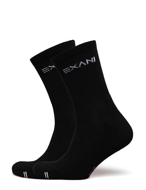 Regular Cut Sock 2-Pack M Exani Black