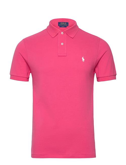 Slim Fit Mesh Polo Shirt Polo Ralph Lauren Pink