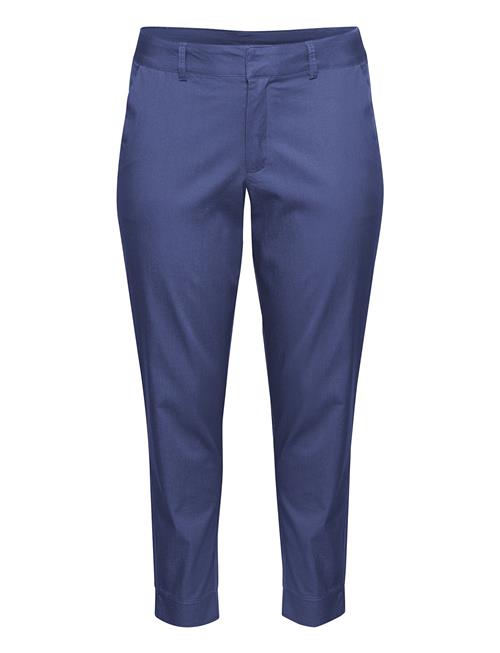 Se Kcleana Chino 7/8 Pants Kaffe Curve Blue ved Booztlet