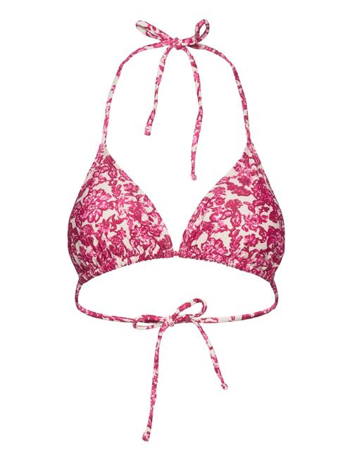 Rwshiitake Triangle Bikini Top Rosemunde Pink