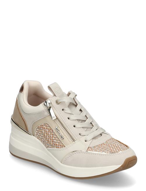 Women Lace-Up Tamaris Beige