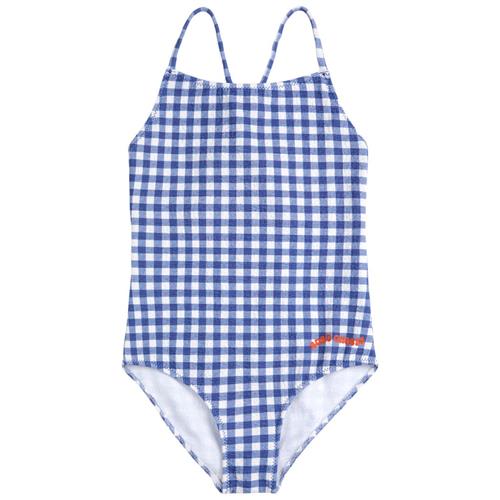 Se Bobo Choses Vichy Badedragt Blue 8-9 Y  Blå  8-9 år  kvinde ved Babyshop