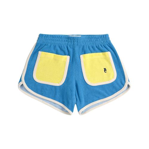 Bobo Choses Blue Color Block Shorts Af Frotté Light Blue 4-5 Y  Blå  4-5 år  mand
