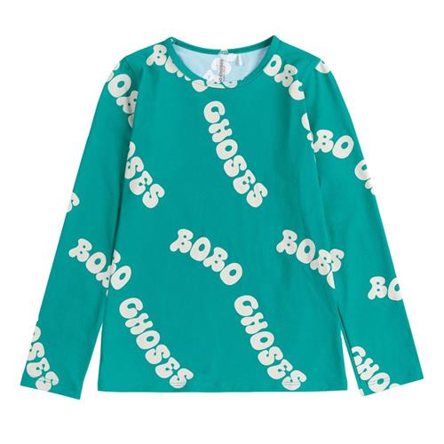 Bobo Choses Wavy Bobo Choses All Over Badetop Green 6-7 Y  Grøn  6-7 år  mand