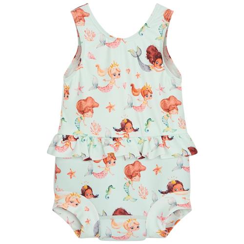 Hust&Claire Maddie Badedragt Wan Blue 6-9 months  Blå  6-9 måneder  kvinde