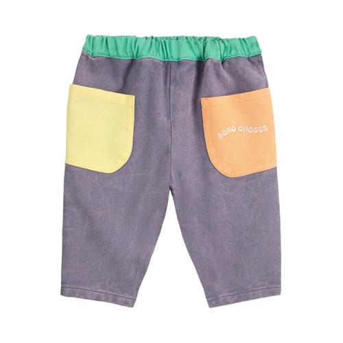 Bobo Choses Color Block Vævede Bukser Multicolor 9 months  Grå  9 måneder  Unisex