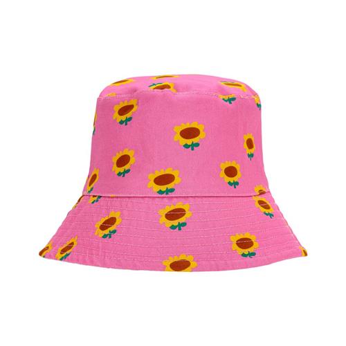 Bobo Choses Sunflower All Over Vendbar Hat Fuchsia 54 cm  Lyserød  54 cm  kvinde