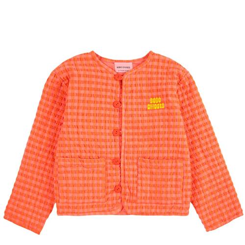 Bobo Choses Vichy Vatteret Jakke Pink 2-3 Y  Lyserød  2-3 år  mand