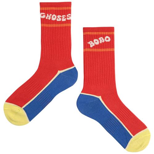 Bobo Choses Wavy Bobo Choses 2-pak Sokker Multicolor 35-37 EU  Rød  35-37 EU  mand