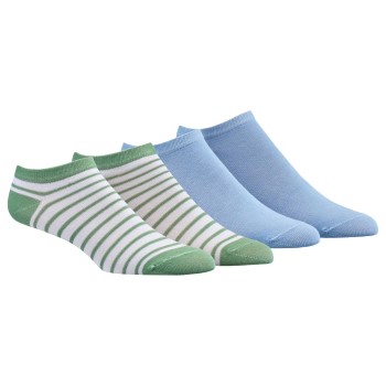 Damella Strømper 2P Ankle Socks Blå/Grøn Str 39/42 Dame