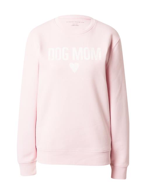 EINSTEIN & NEWTON Sweatshirt 'Klara Geist'  pastelpink / hvid