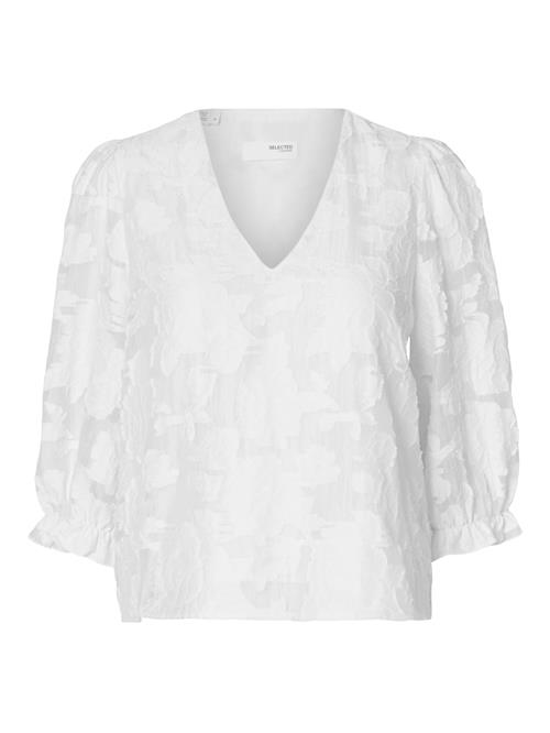 SELECTED FEMME Bluse 'SLFCathi-Sadie'  hvid