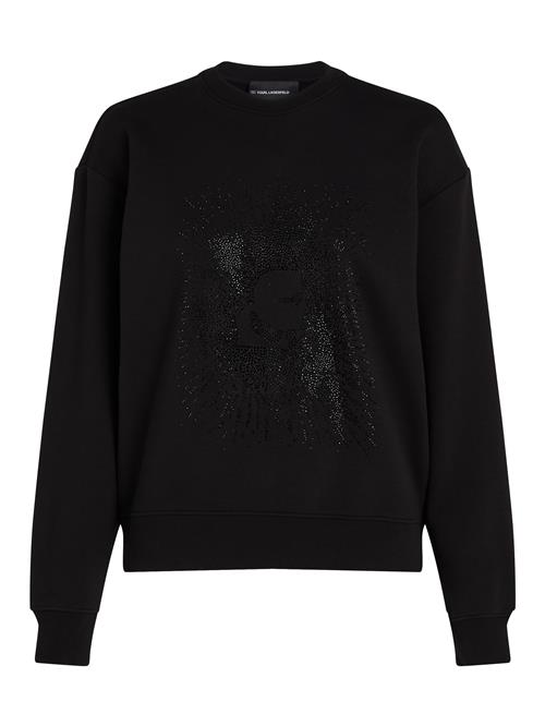 Se Karl Lagerfeld Sweatshirt ' Kameo Rhinestone '  sort ved About You