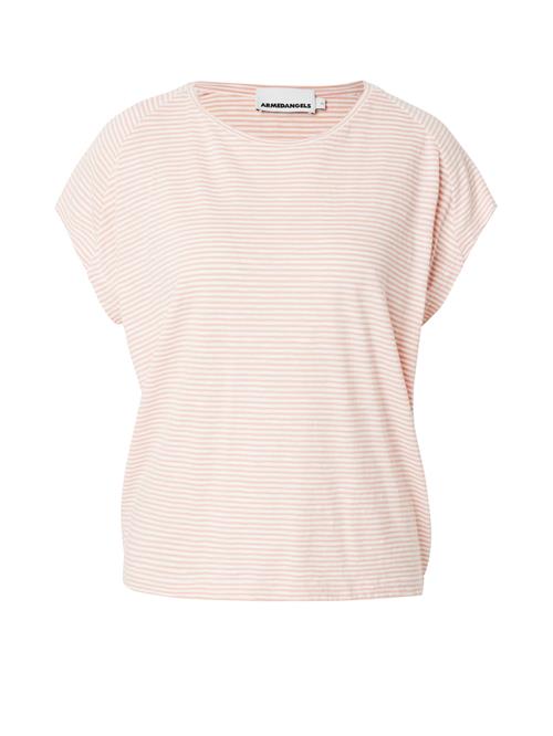 ARMEDANGELS Shirts  lyserød / hvid