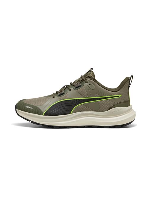 PUMA Løbesko 'Reflect Lite'  khaki / neongrøn / sort