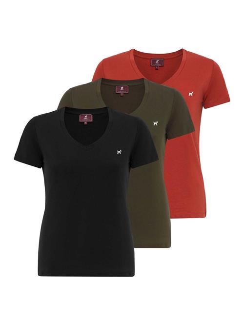 Williot Shirts  oliven / lys rød / sort / hvid