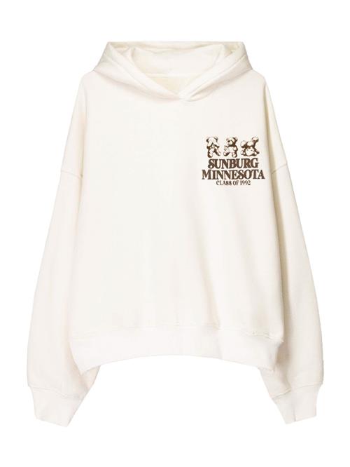 Bershka Sweatshirt  lysebeige / mørkebrun