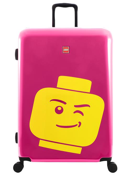 LEGO® Bags Trolley 'ColourBox Minifigure Head'  citrongul / pink