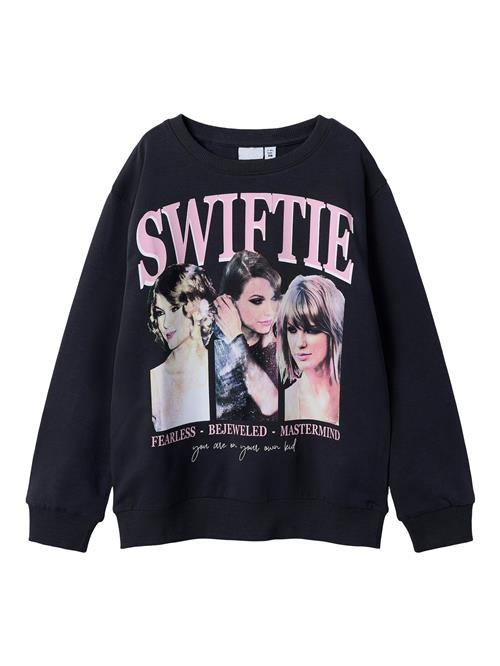 NAME IT Sweatshirt 'NKFFERA CELEBRITY ICONS'  mørkeblå / lysegul / antracit / rosé