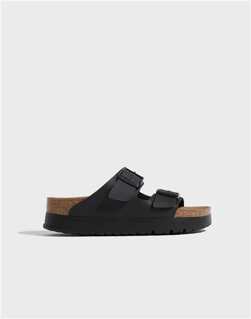 Birkenstock - Sort - Arizona Platform Flex BF VEGAN