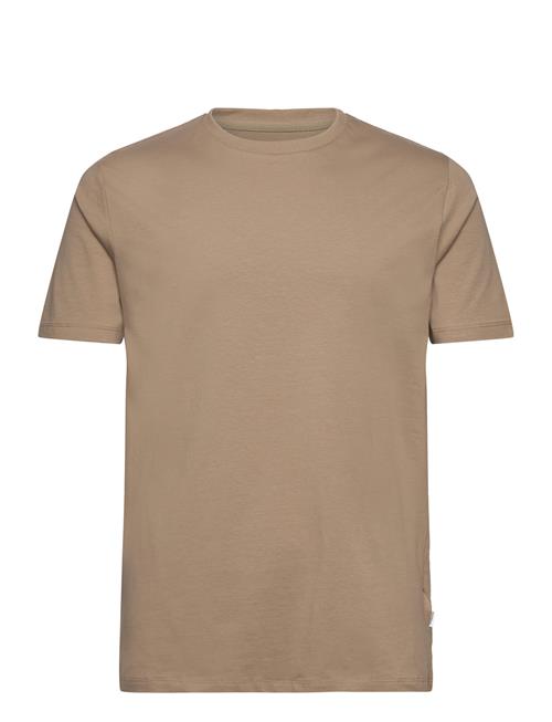 Mens Stretch Crew Neck Tee S/S Lindbergh Khaki