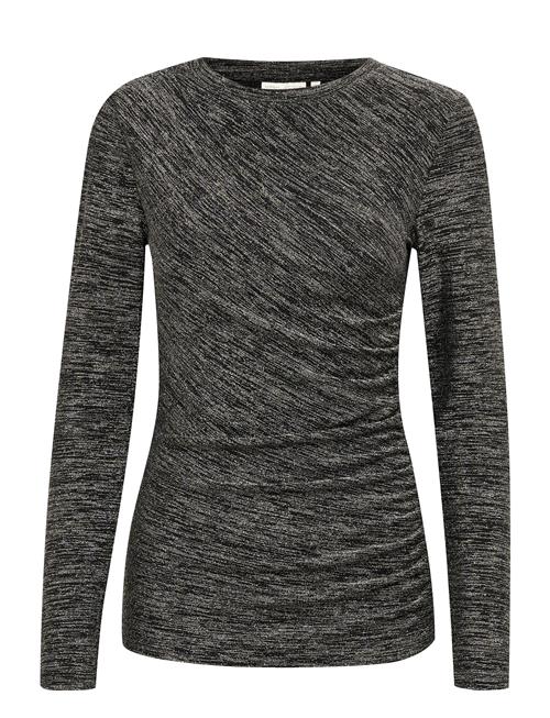 Se Jafariw Wrap Tshirt InWear Grey ved Booztlet