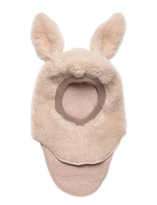 Balaclava Ears Wool Teddy Huttelihut Beige