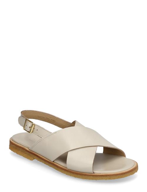 Sandals - Flat - Open Toe - Op ANGULUS Cream