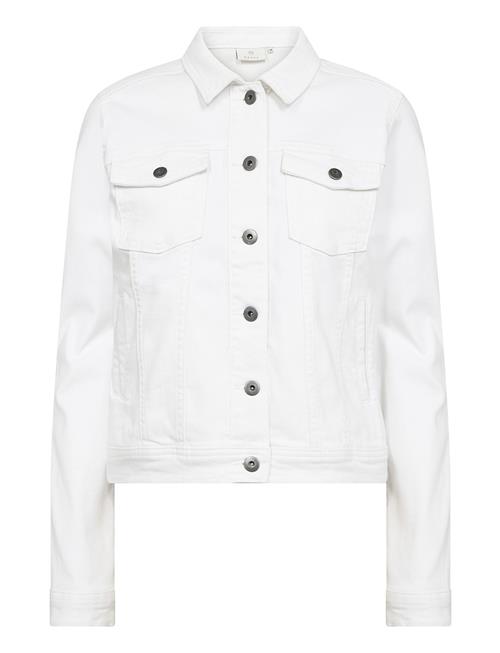 Kazelina Denim Jacket Kaffe White