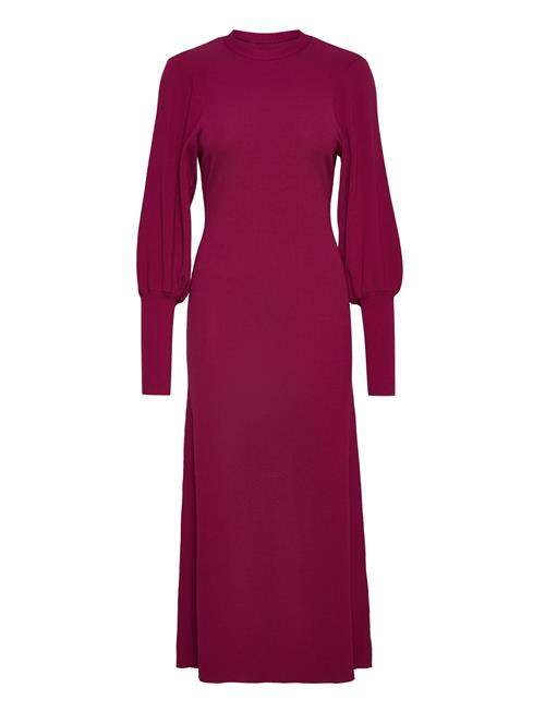 Monagz Long Dress Gestuz Burgundy