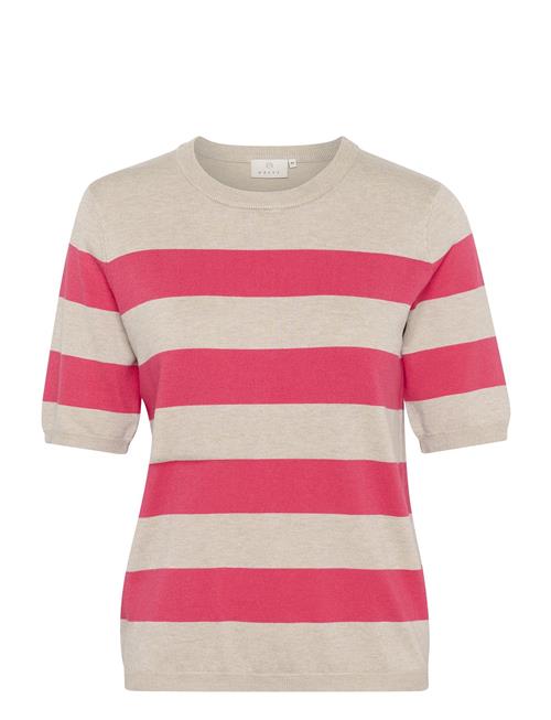 Kamala Striped Knit Kaffe Beige