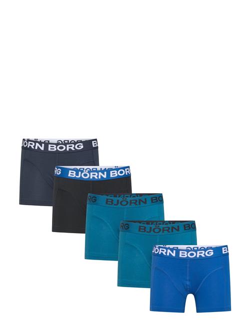 Cotton Stretch Boxer 5P Björn Borg Blue